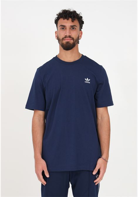 Trefoil Essentials men's blue sports t-shirt ADIDAS ORIGINALS | IA4874.